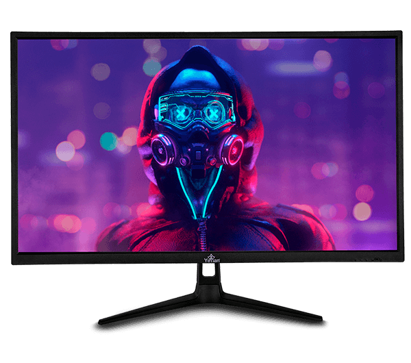 YEYIAN - 27" Gaming Monitor. IPS, 4K, 60Hz, Ultra HD, 5 ms, HDMI, USB, DP, FreeSync, Built-in Speakers. YMG-4K27-01 - Black