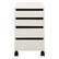 Front. OSP Home Furnishings - Holly Mobile Storage Cart - White.