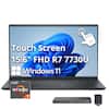 Touch Screen 15.6" FHD R7 7730U Windows 11 AMD Ryzen 7