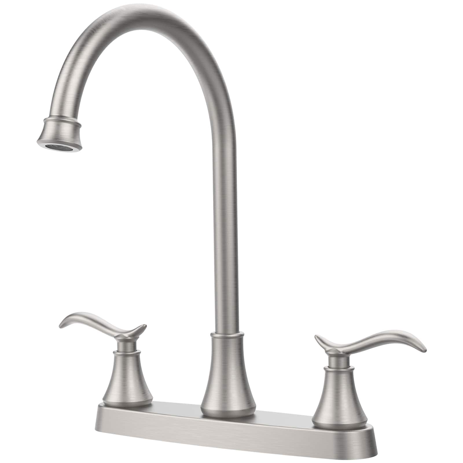 Single Handle High Arc Pull Out Kitchen Faucet Single Level Stainless Steel Pull Down Sprayer