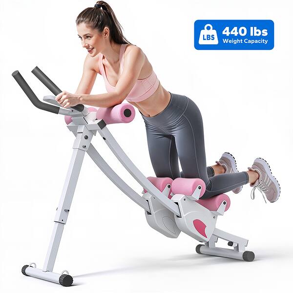 MERACH Ab Machine Adjustable Ab Trainer Machine, Independent Dual