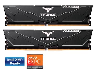 Team Group Team T Force Vulcan 16GB (2 x 8GB) 288 Pin PC RAM DDR5 Team Group Team T Force Vulcan 16GB (2 x 8GB) 288 Pin PC RAM DDR5