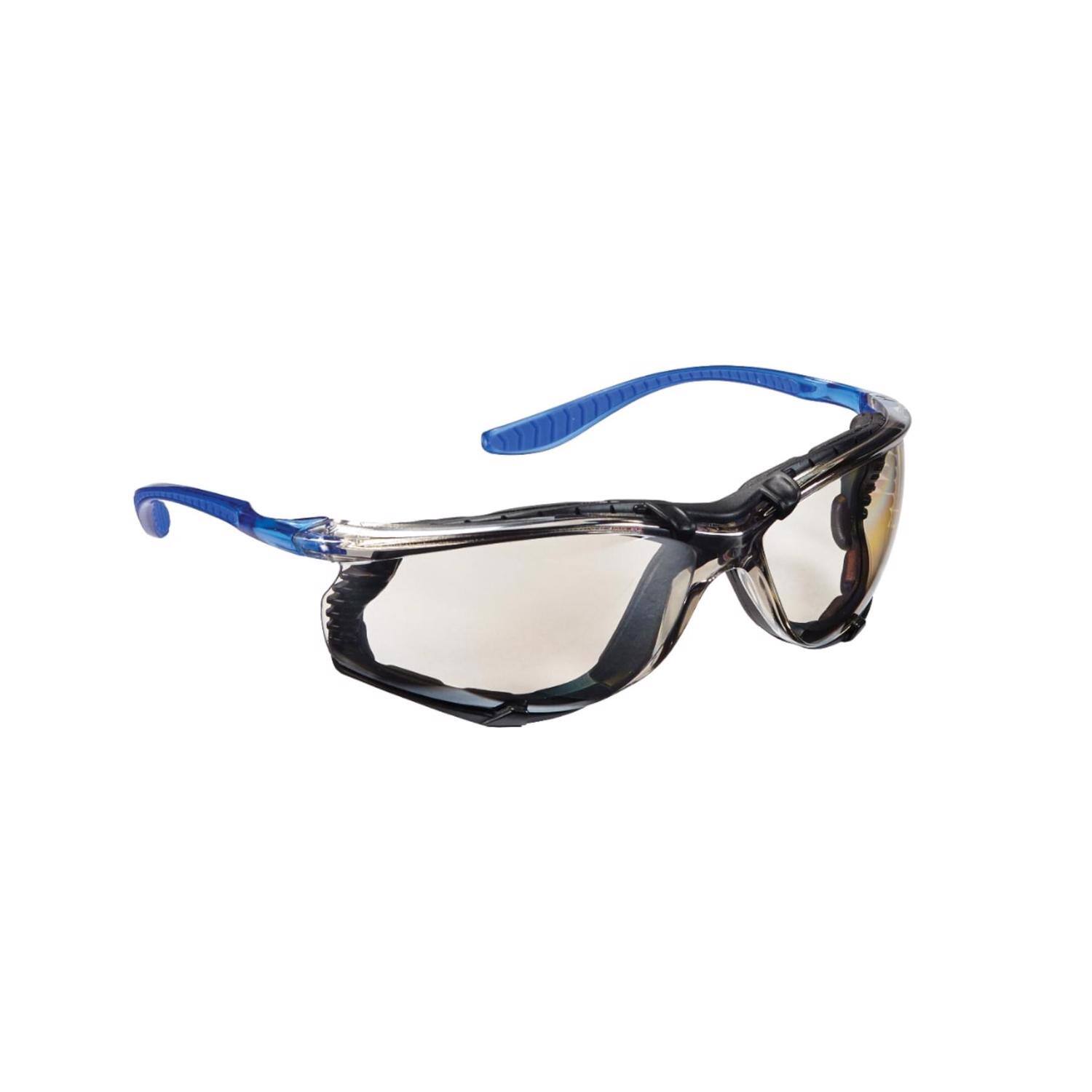 Angle. 3M - 3M Anti-Fog Safety Glasses Black/Blue Frame 1 pc - Black | Blue.