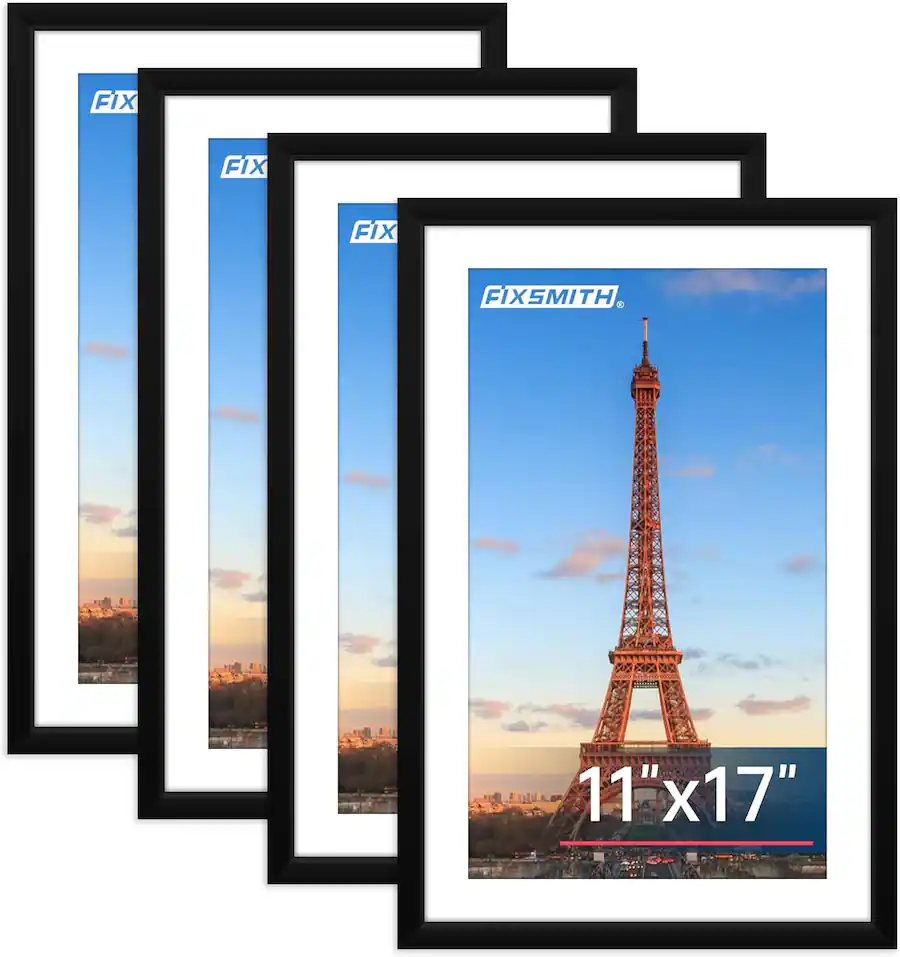 Fixsmith Frame blue FIXSMITH 8x10 Picture Frame Set of 10, Photo Frame Bulk with HD ...