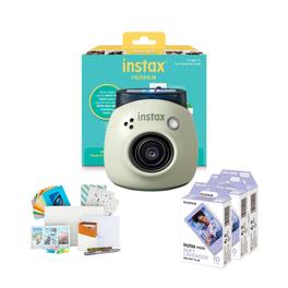 Fujifilm - Instax Green Pal Link 2 Camera & Printer with Film 3-Pack Bundle