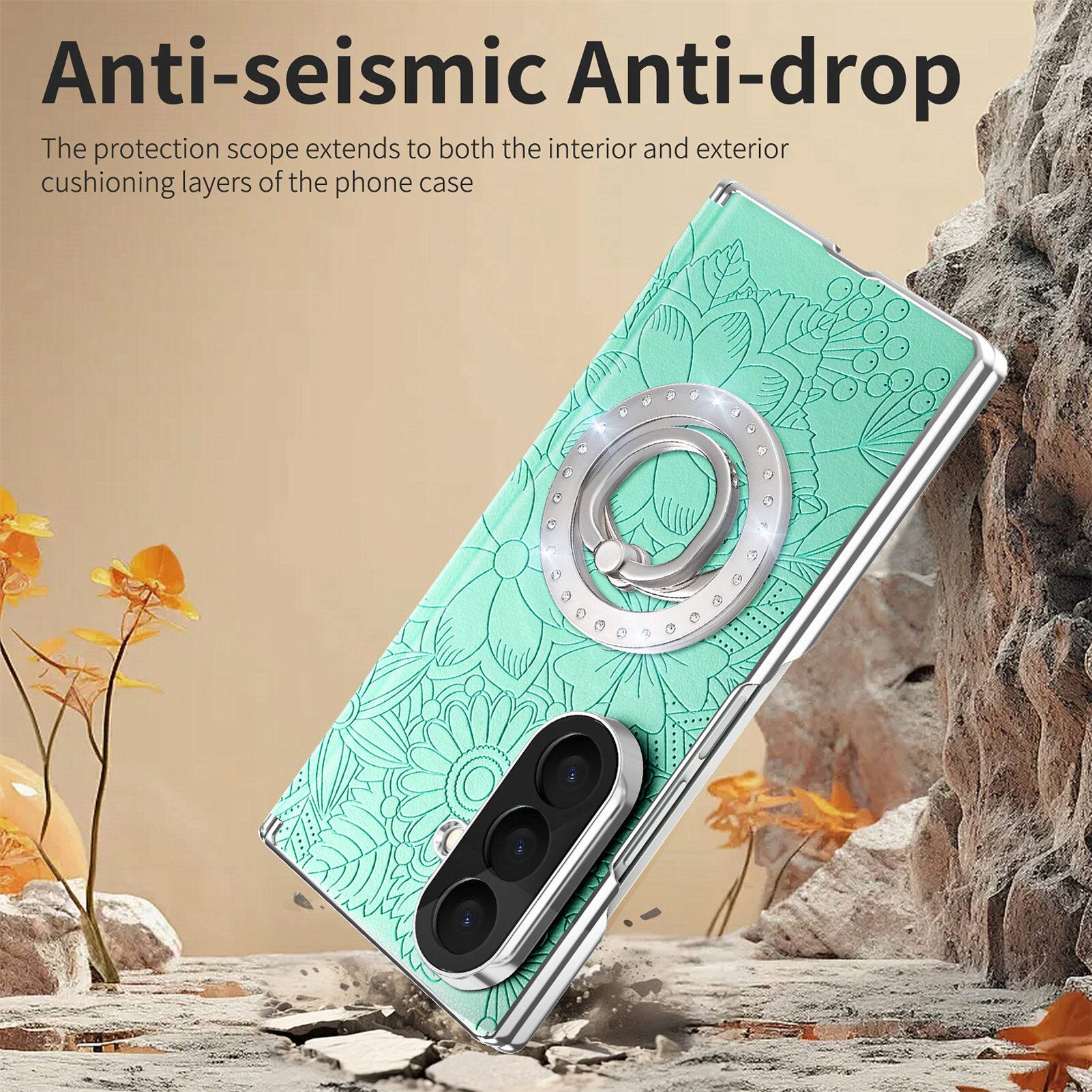 Anti-seismic Anti-drop  
The protection scope extends to both the interior and exterior cushioning layers of the phone case