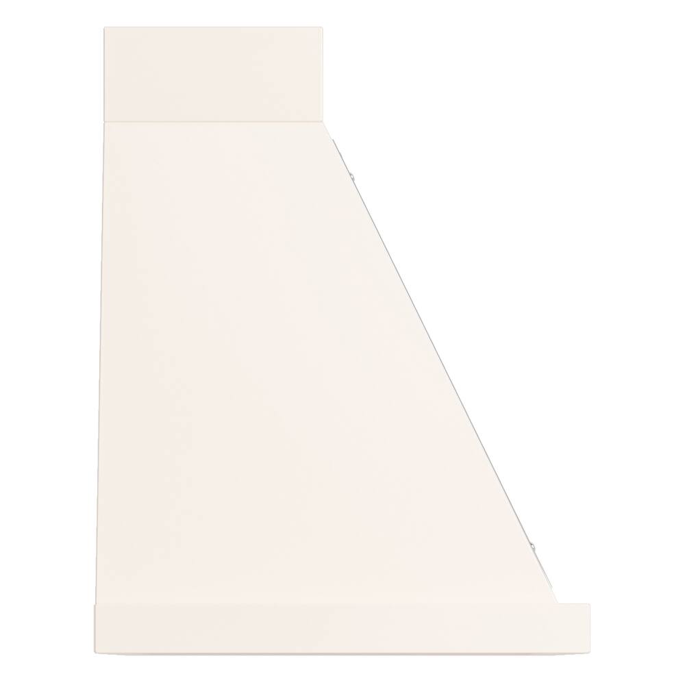 Alt View 3. ILVE - ILVE Nostalgie II Noblesse 30 inch Ducted Wall Mount Range Hood with 600 CFM (Antique White, Chrome Trim) - Antique White.