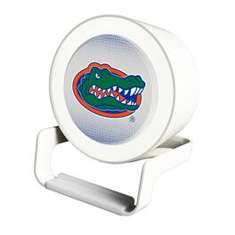 Keyscaper - Florida Gators Linen Print Nightlight Charger & Bluetooth Speaker - White