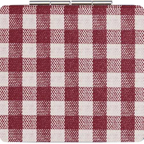 Red Plaid-2.8"L x 2.8"W