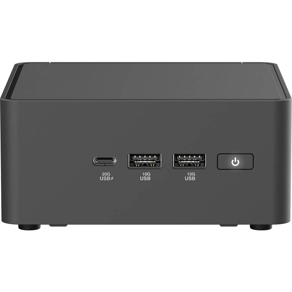 ASUS - NUC 15 Pro Tall Barebone Kit Mini PC RNUC15CRHU50000U - Black