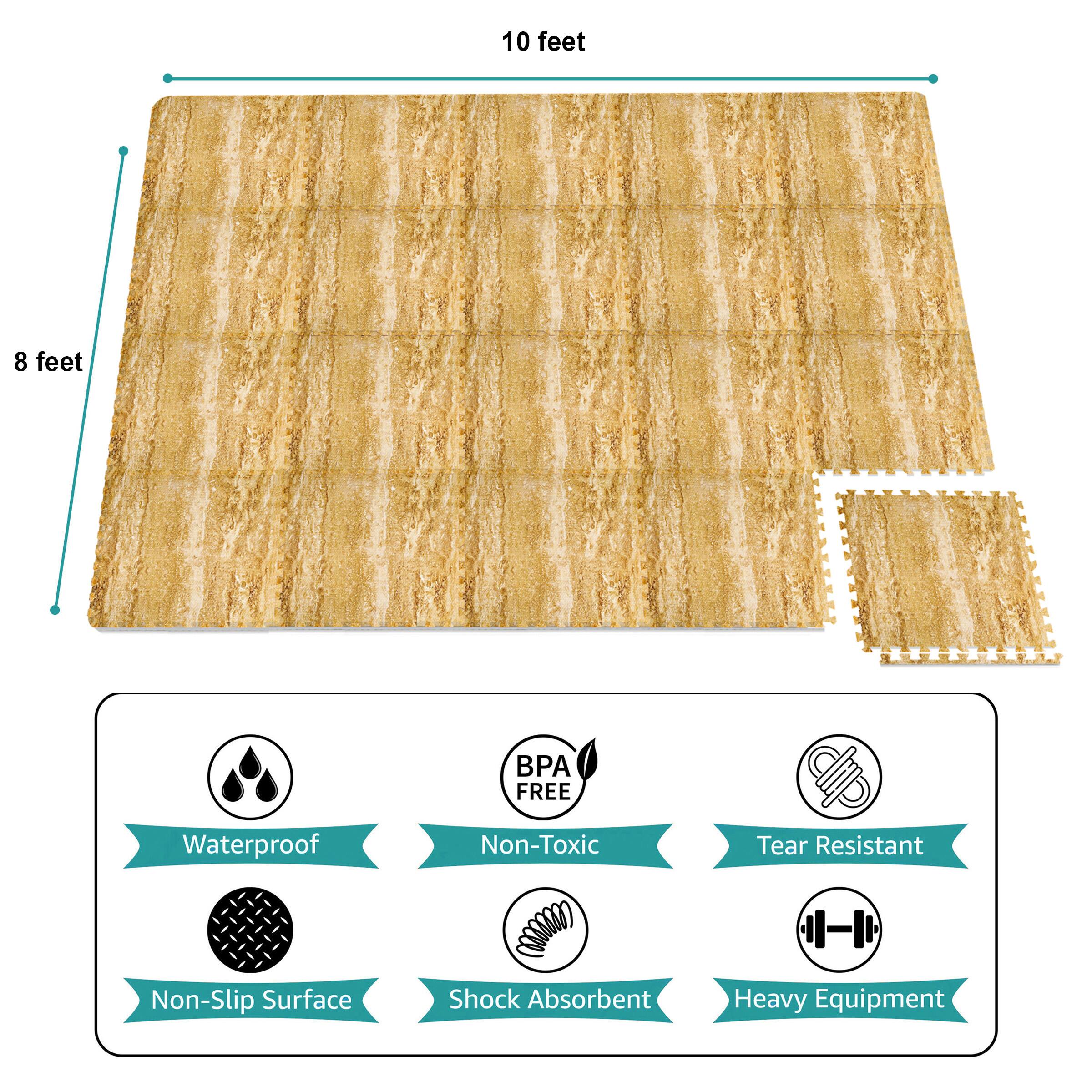 10 feet x 8 feet  
BPA FREE  
Waterproof  
Non-Toxic  
Non-Slip Surface  
Shock Absorbent  
Tear Resistant  
Heavy Equipment