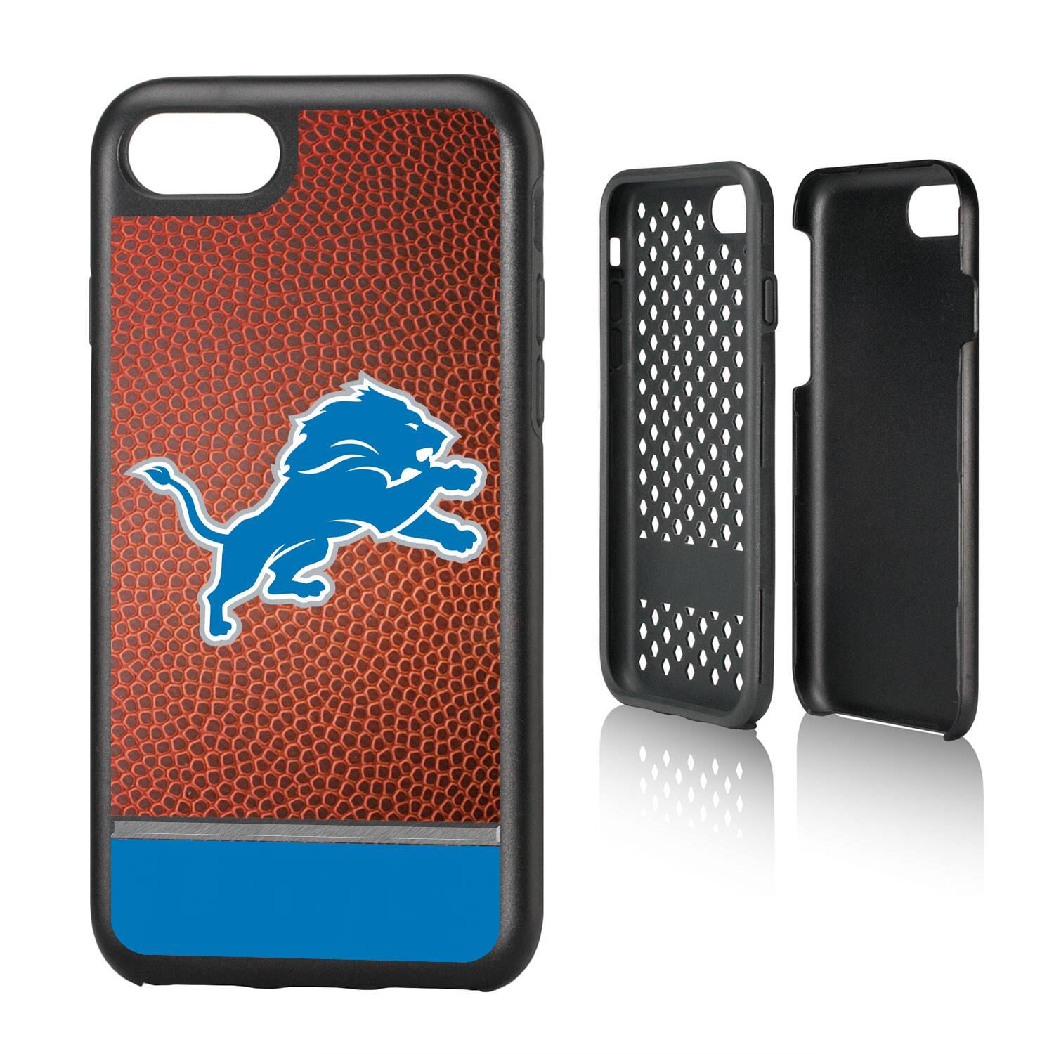 Alt View 3. Keyscaper - Detroit Lions iPhone Rugged Wordmark Design Case - 13 Pro Max - Multicolor.