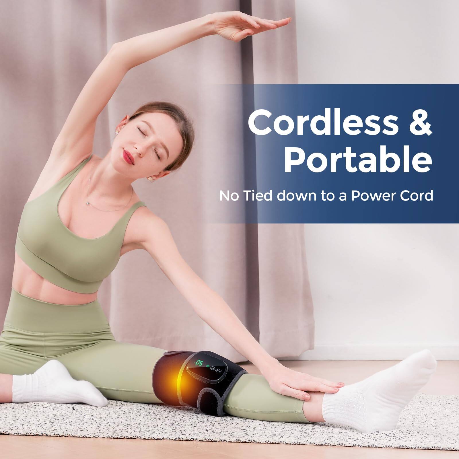 Cordless & Portable  
No Tied down to a Power Cord