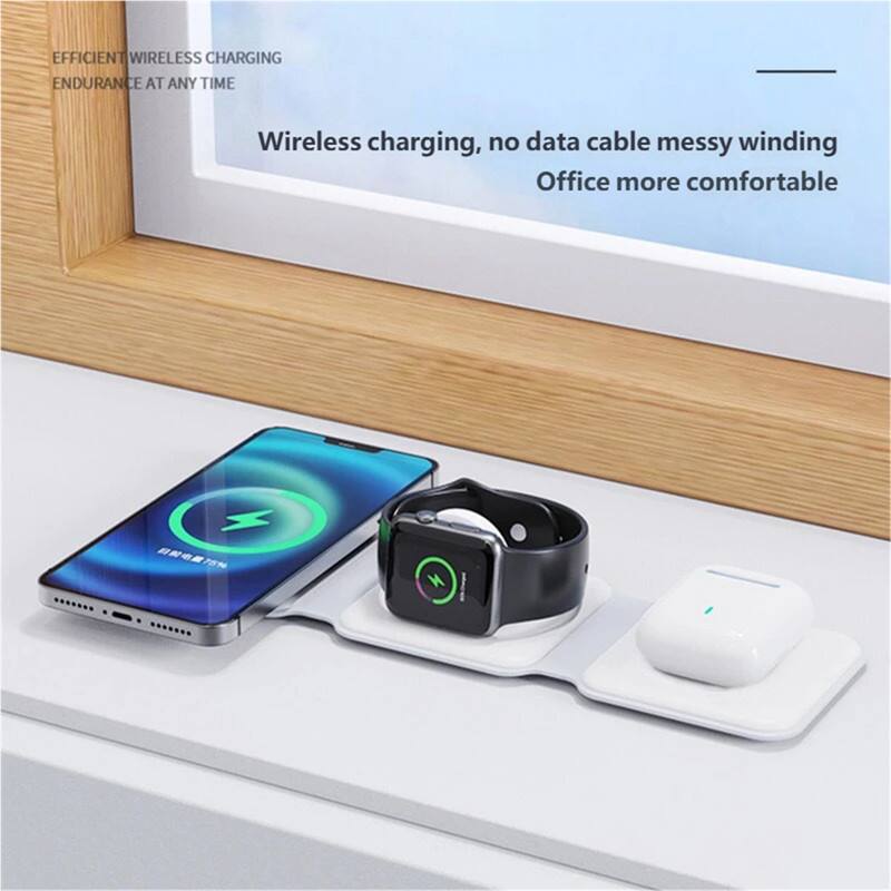 Efficient Wireless Charging  
Endurance at Any Time  

Wireless charging, no data cable messy winding  
Office more comfortable