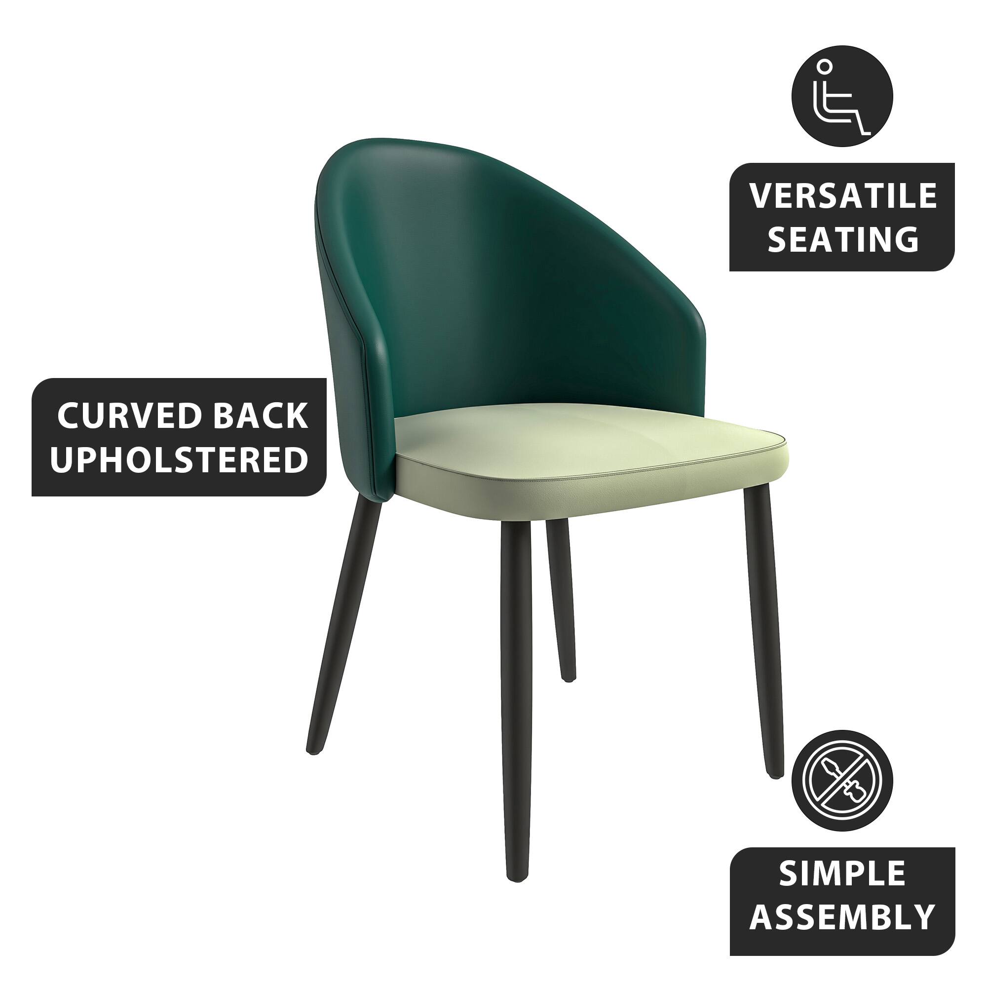 VERSATILE SEATING  
CURVED BACK UPHOLSTERED  
SIMPLE ASSEMBLY