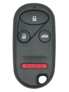 Car Keys Express - Honda Keyless Entry Remote - 4 Buttons (Lock, Unlock, Trunk, and Panic) - Black