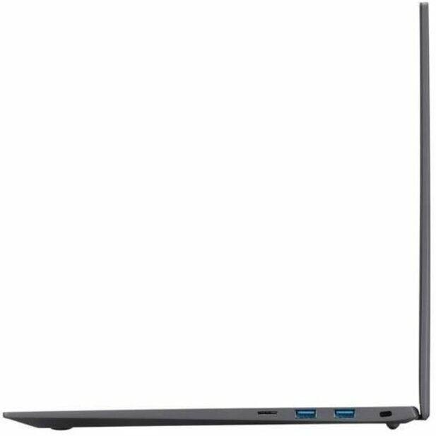 Alt View 3. LG - LG gram 17Z90S-V.APC3U1 17" Notebook - WQXGA - 60 Hz - Intel Core Ultra 5 1st Gen 125H - 16 GB - 512 GB PCI Express NVMe - Charcoal Gray.