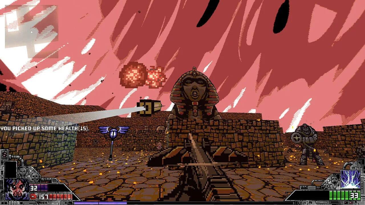 YOU PICKED UP SOME HEALTH (15).

32 157

33