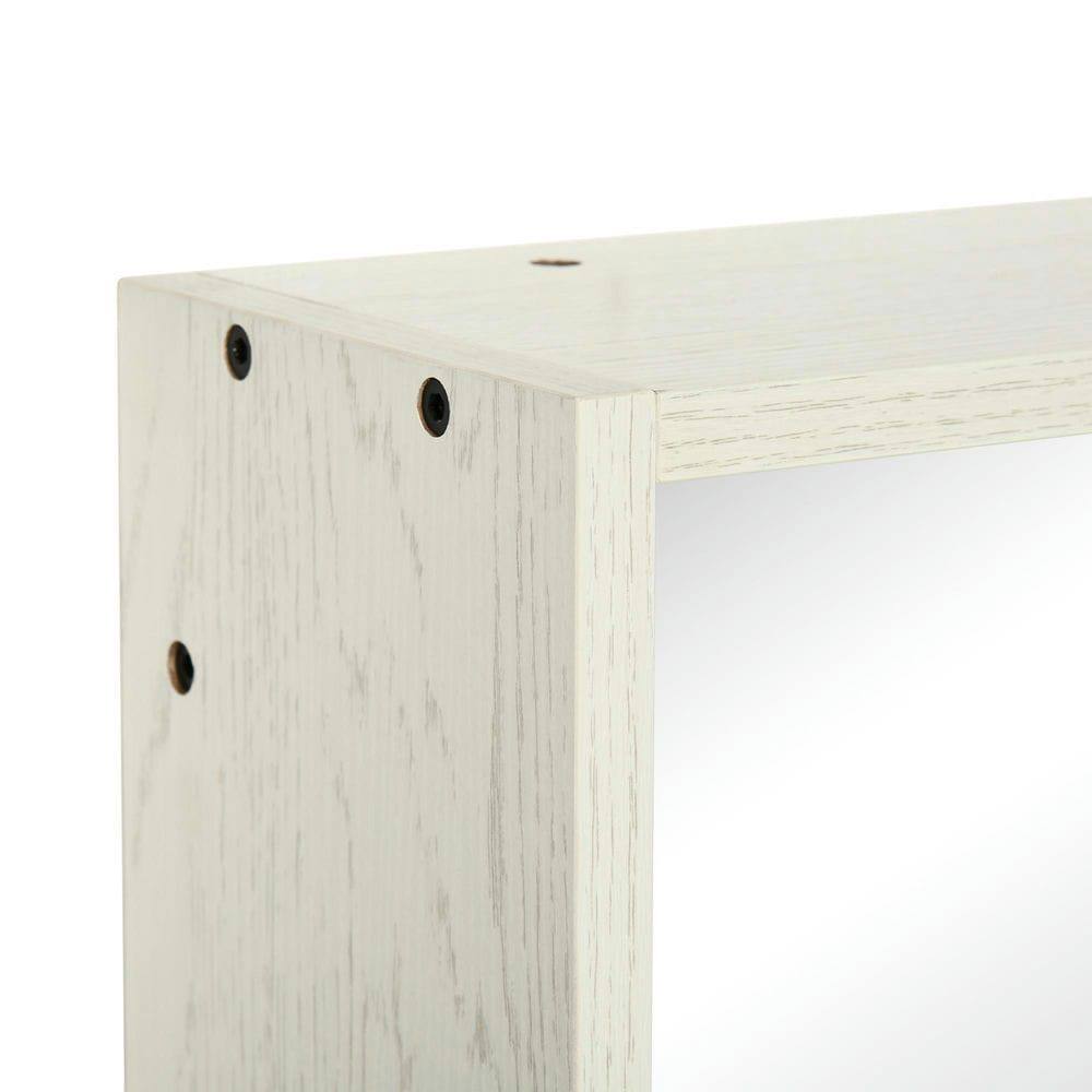 Angle. Kadyn - 31.5" x 25.5" Bathroom Medicine Cabinet with Mirror, Storage Shelf, Over Toilet Bathroom Cabinet Wall Mounted, White - White.