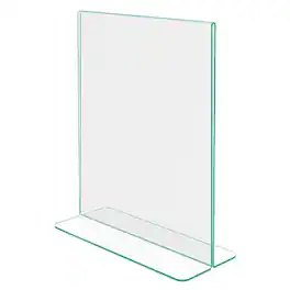 Deflecto - Superior Image Document Holder, 8.5" x 11", Table Top Acrylic - Clear