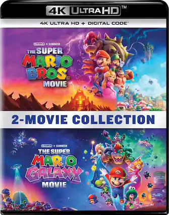 Front. Super Mario 2-Movie Collection - 4K Blu-Ray.