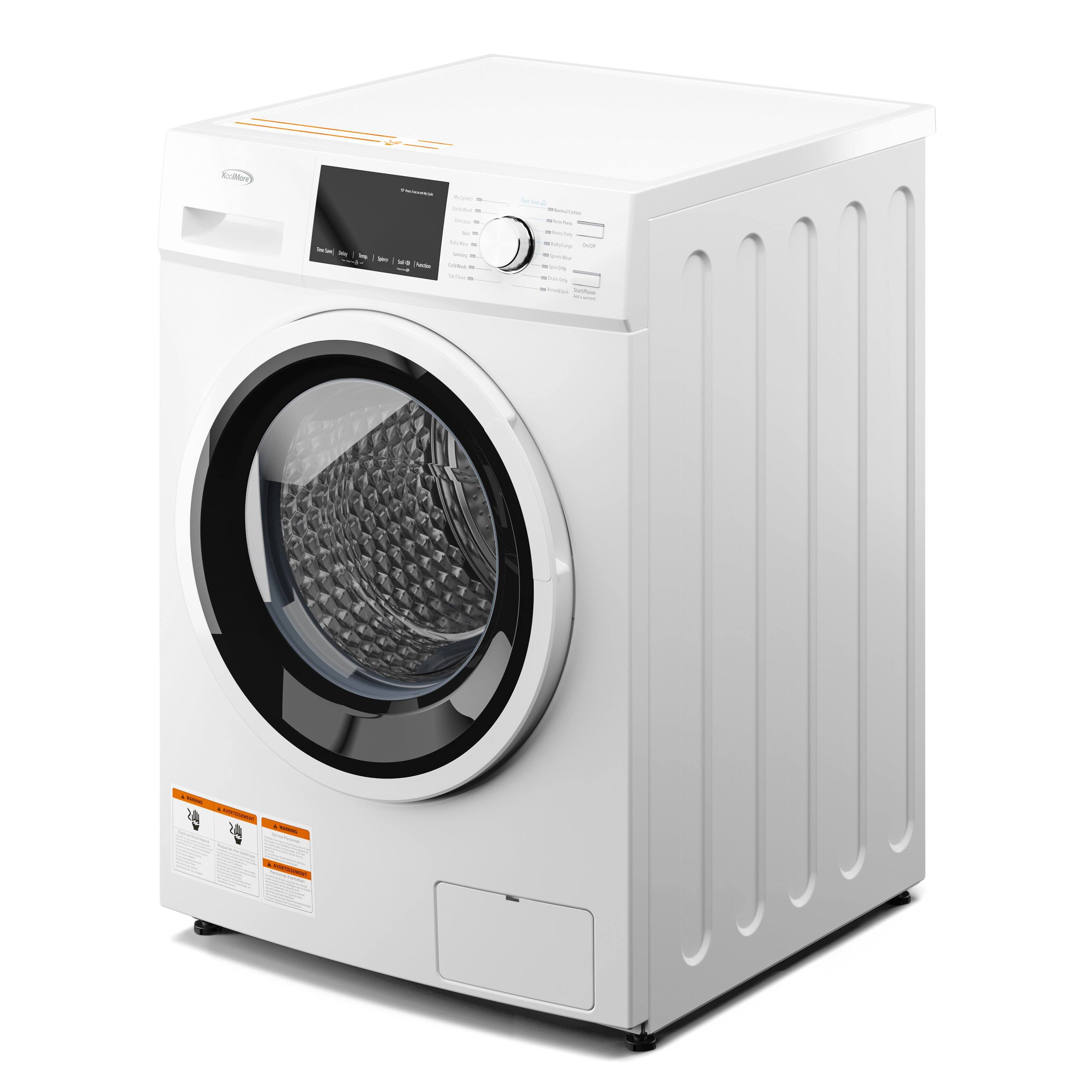 Alt View 9. Koolmore - 2.7 cu. ft. Stackable Front Load Compact Washing Machine in White, FLW-3CWH. - White.