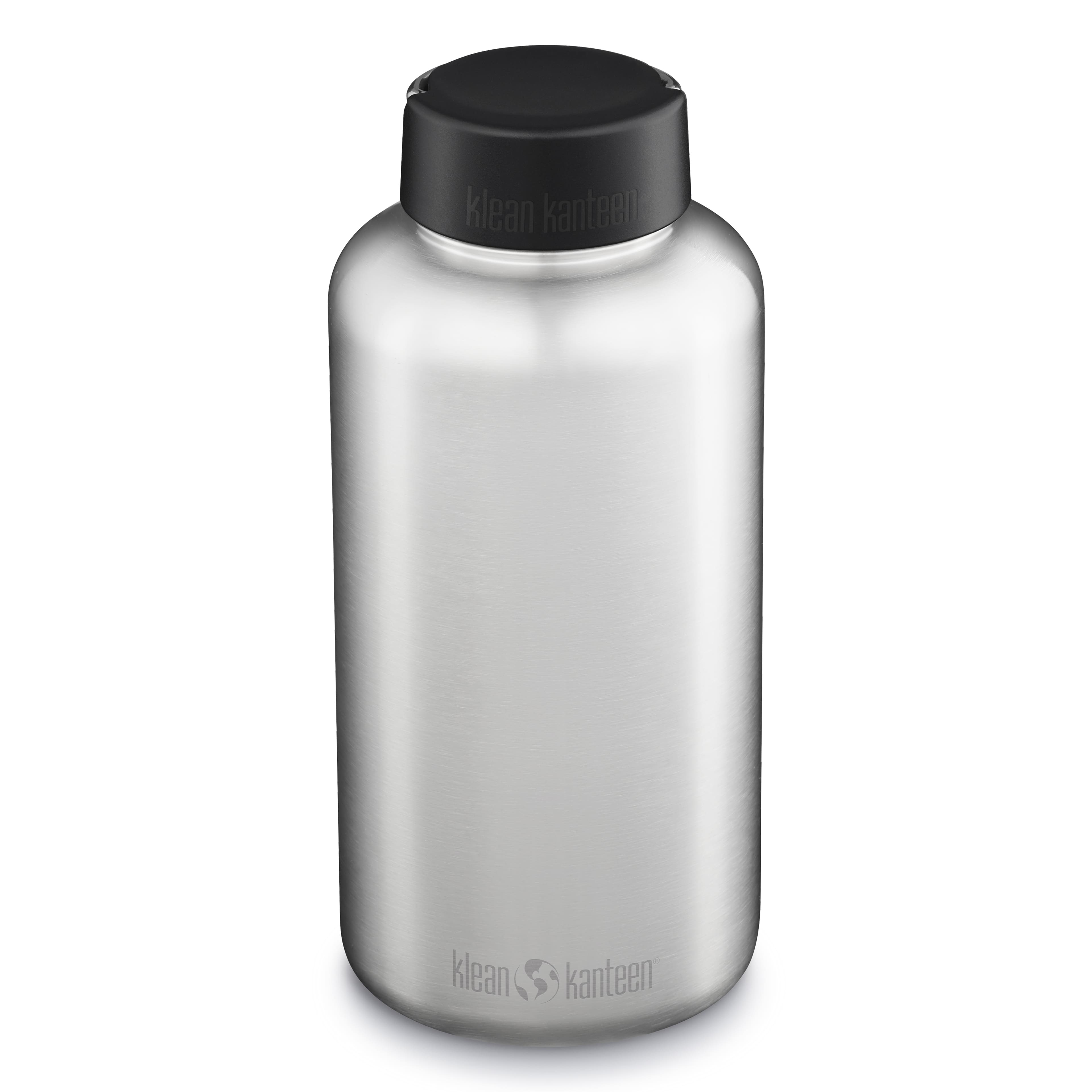 Klean Kanteen - Wide Mouth Single Wall SS Water Bottle (Wide Loop Cap) - 64oz - Brushed Stainless - Brushed Stainless Steel price history on PriceWatchPro