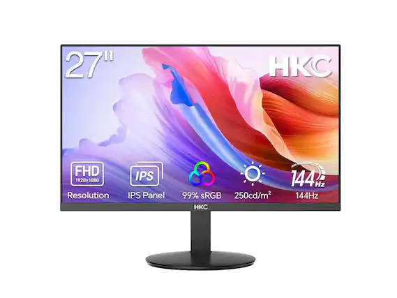 27" K FHD 1920x1080 Resolution IPS Panel 99% sRGB 250cd/m² 144Hz