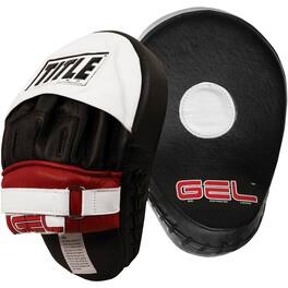 TITLE Boxing - Gel Contoured Punch Mitts - Black