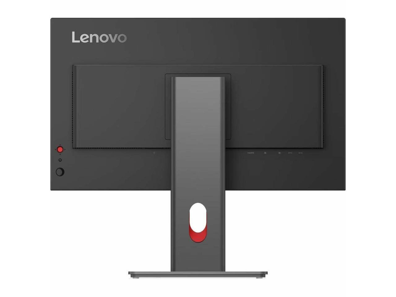 Back. Lenovo - ThinkVision P24Q-40 24" Class WQHD LED Monitor - 16:9 - Raven 23.8" Viewable - In-plane Switching (IPS) - Black.