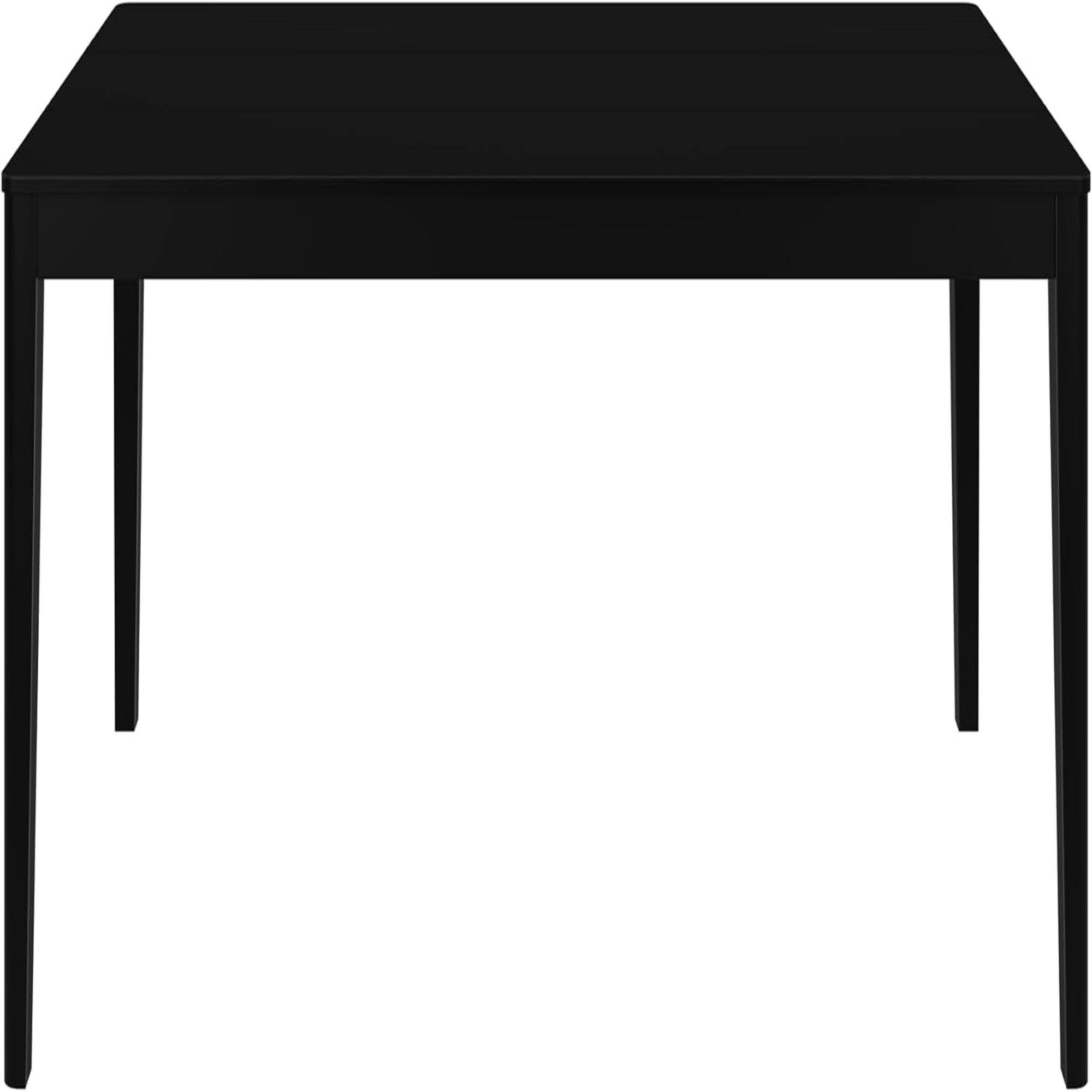Alt View 2. Grain & Grove - Crew Dining Table (60in), Black - Black.