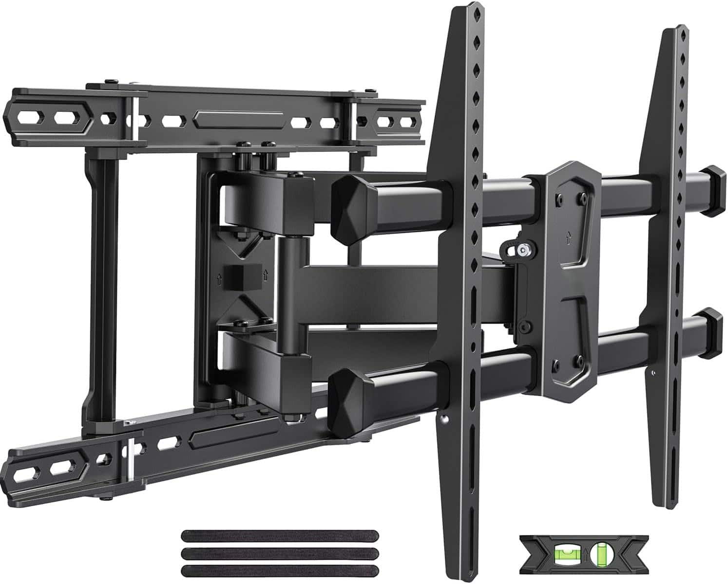 FINEAK - TV Wall Mount for 42"-84" TVs up to 110lbs and 8"-24" Wood Studs - Black