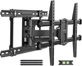 FINEAK - TV Wall Mount for 42"-84" TVs up to 110lbs and 8"-24" Wood Studs - Black