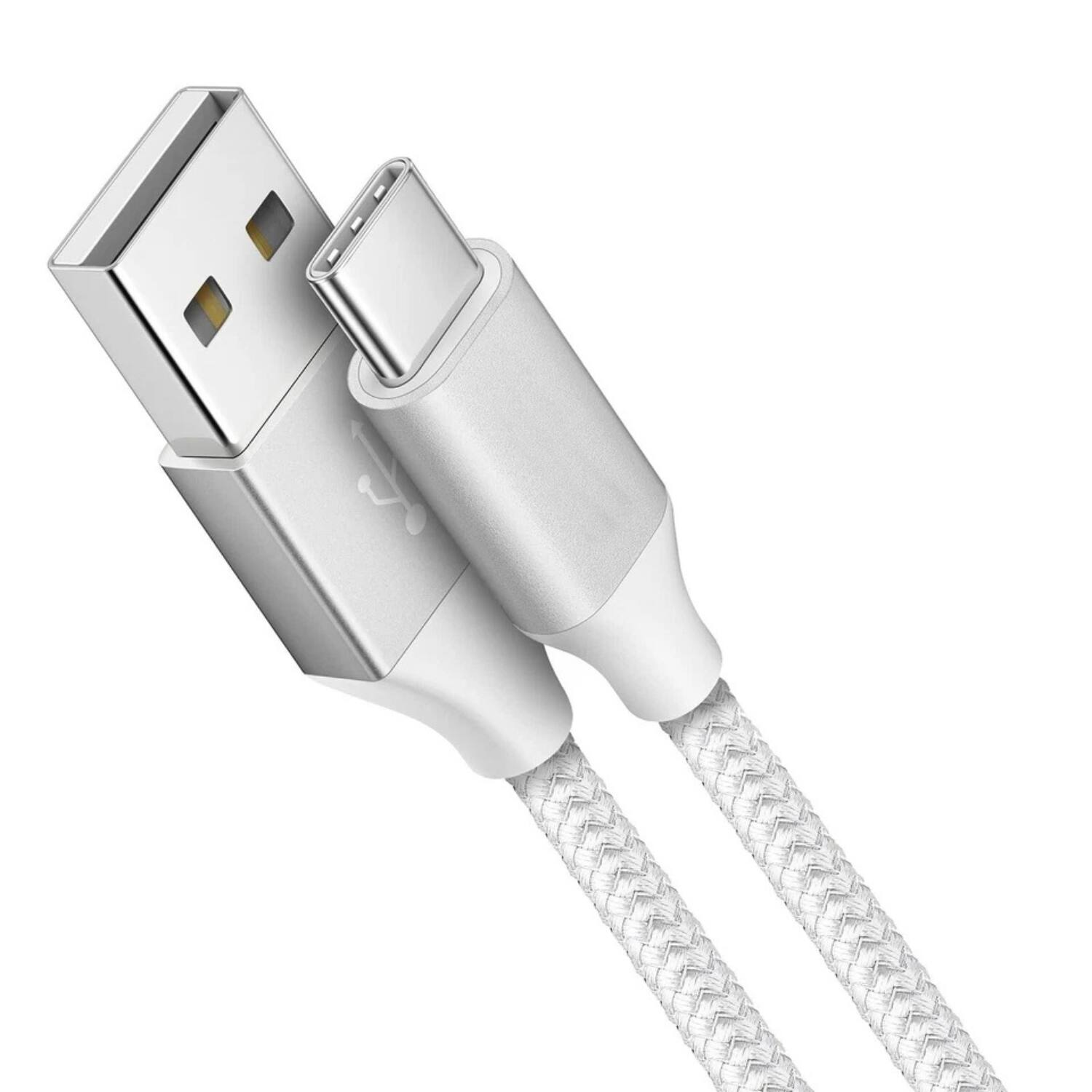 Left. Home Collection - Heavy Duty USB Type-C Charging Cable for Samsung, Android, and LG Phones.