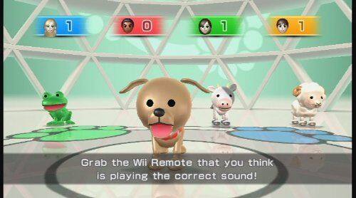 Grab the Wii Remote that you think is playing the correct sound!