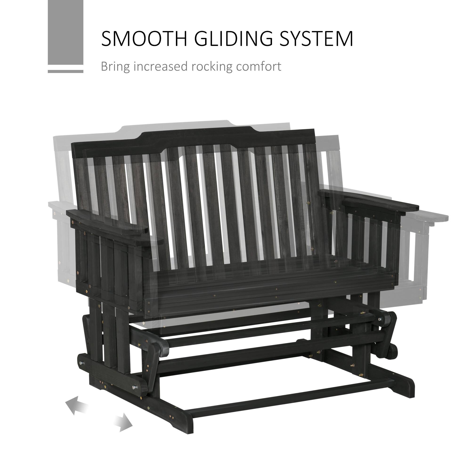 SMOOTH GLIDING SYSTEM
Bring increased rocking comfort