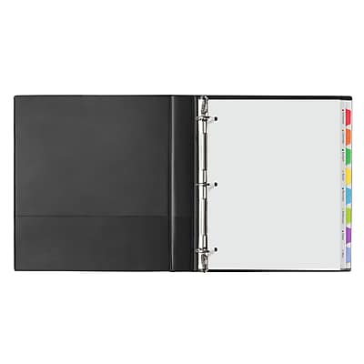 Alt View 5. Avery - Clear Easy View Plastic Dividers, 8 Tabs - Multicolor.