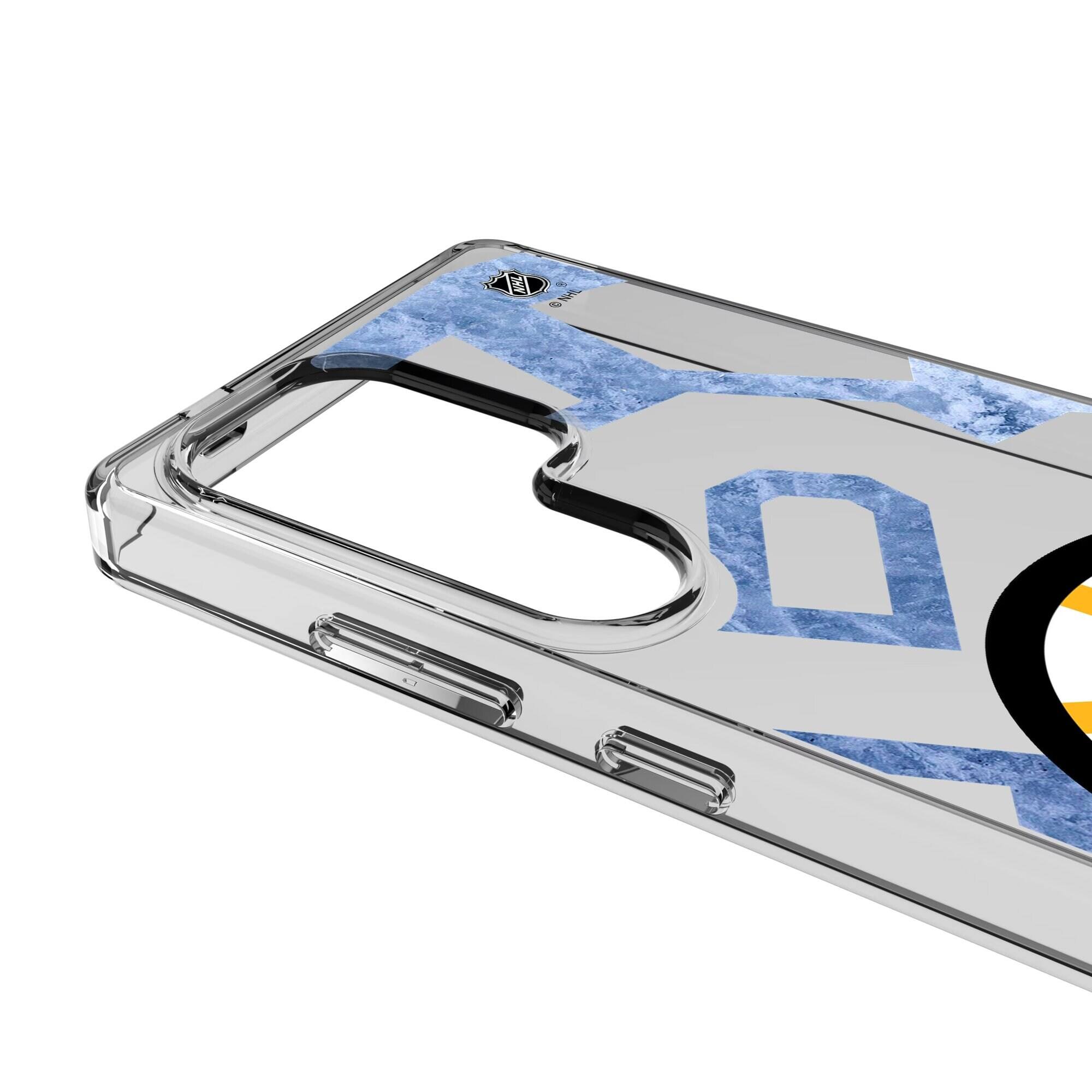 Alt View 2. Keyscaper - Galaxy Clear Ice Case - S25 - Multicolor.