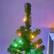 Alt View 8. Homcom - Prelit Artificial Christmas Tree, 208 Branches, 100 Warm White or Colorful LEDs, Auto Open - green.