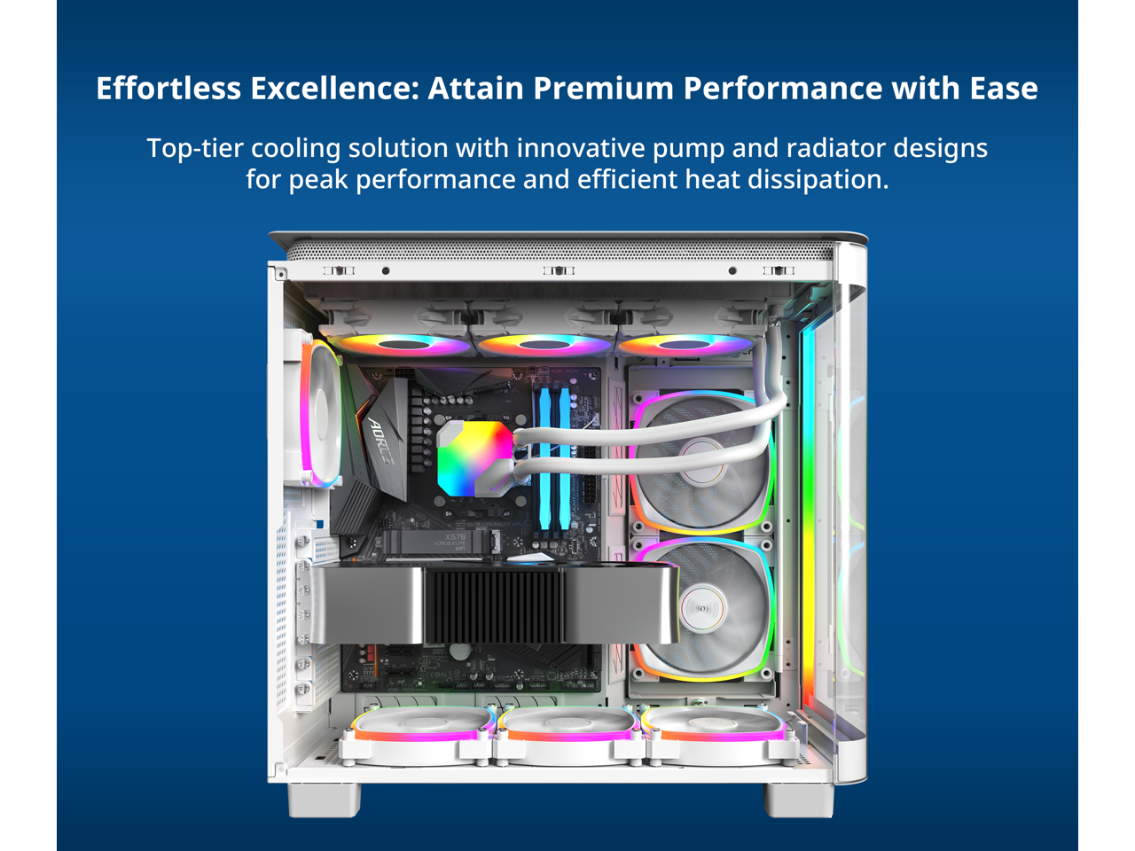 Effortless Excellence: Attain Premium Performance with Ease

Top-tier cooling solution with innovative pump and radiator designs for peak performance and efficient heat dissipation.