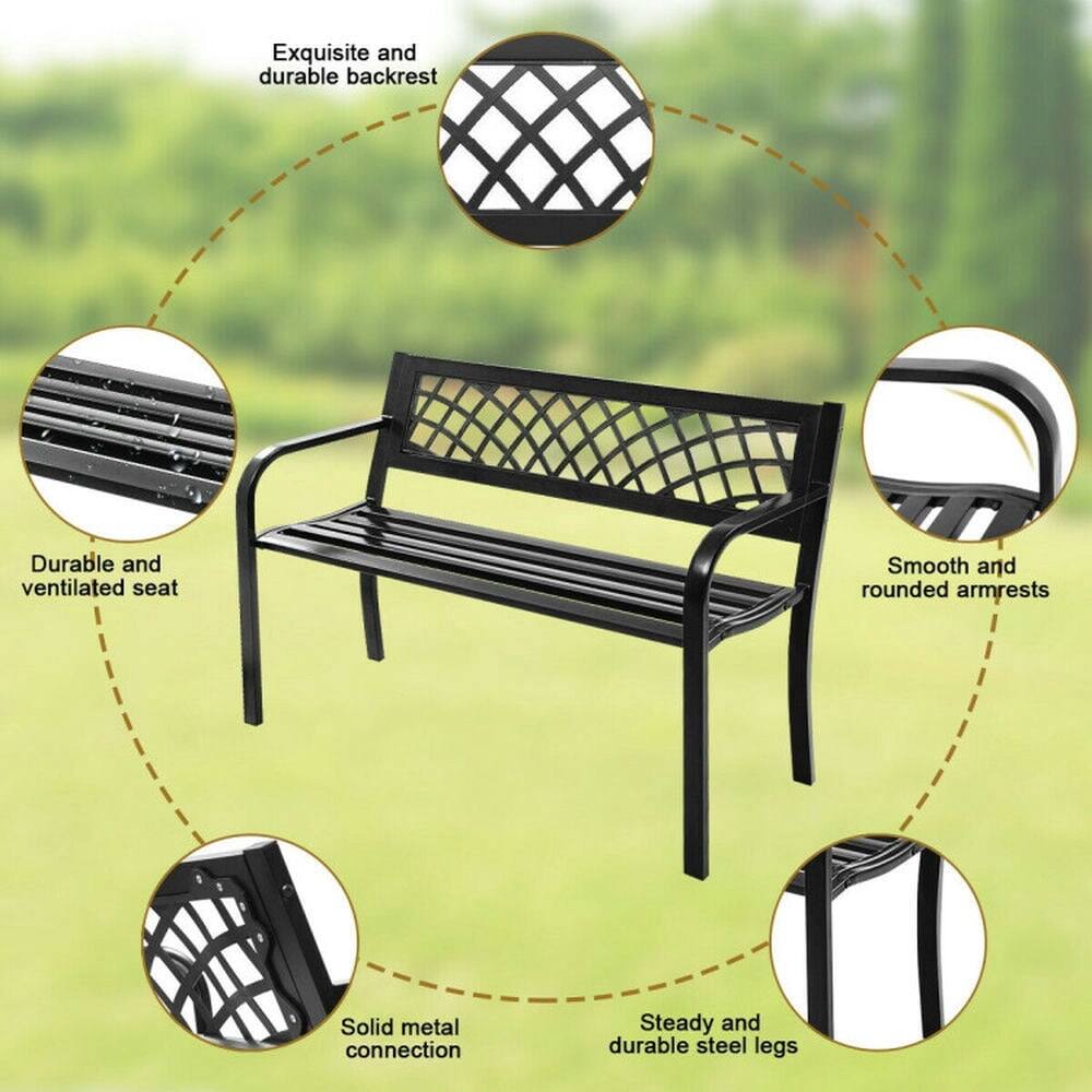 Exquisite and durable backrest  
Durable and ventilated seat  
Smooth and rounded armrests  
Solid metal connection  
Steady and durable steel legs