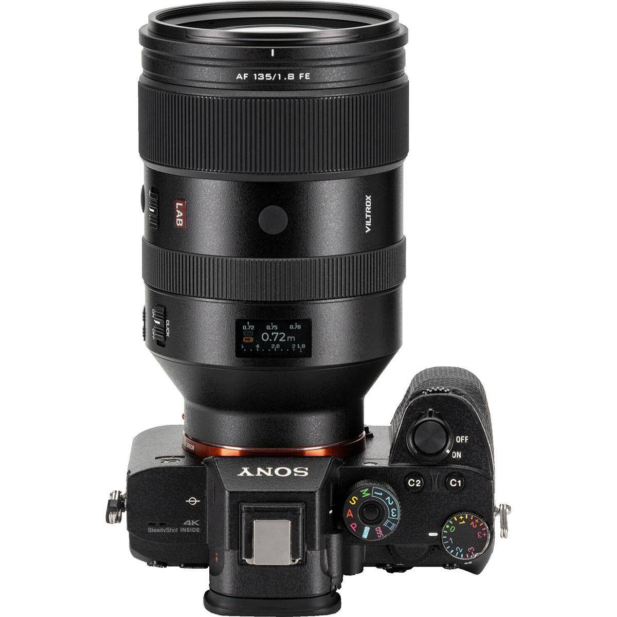 AF 135/1.8 FE

LAB

VILTROX

C m

0.78 0.72m - 4 2,8 21,8 ..........

OFF

ON

4K SteadyShot INSIDE

SONY

M S 2 A 3 P S&Q

C2

C1 0 1 2

3