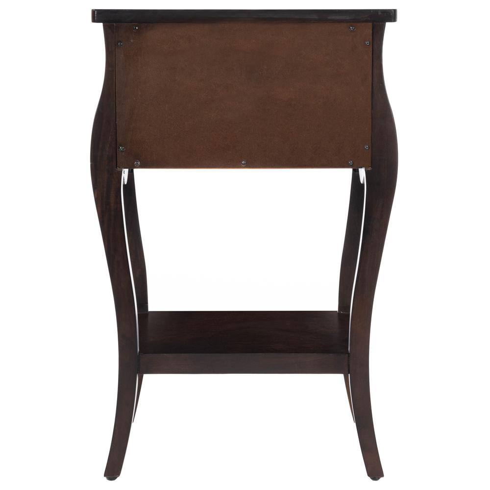 Alt View 1. Butler Specialty - Rochelle 1 Drawer Nightstand - Dark Brown.