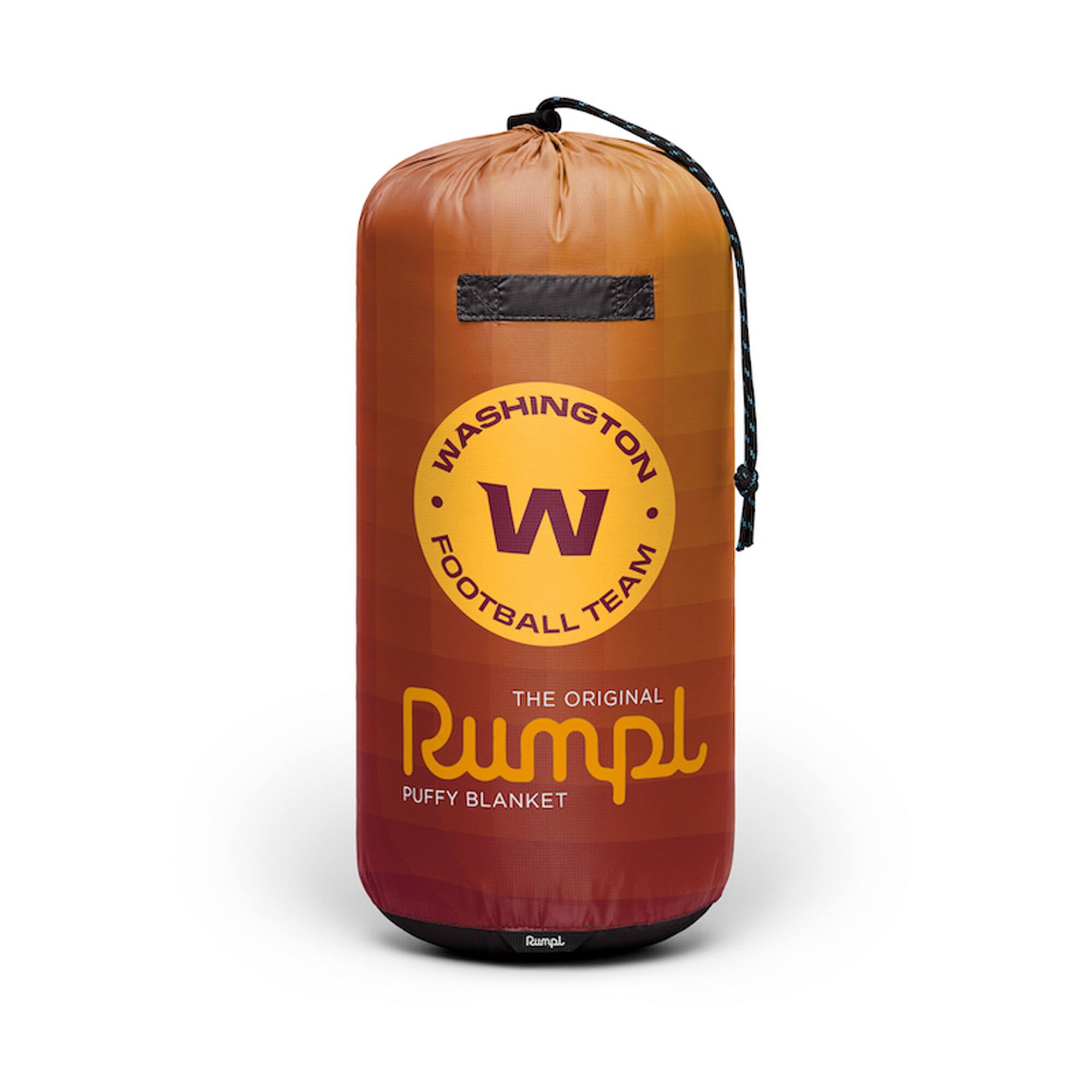 WASHINGTON  
FOOTBALL TEAM  
THE ORIGINAL  
Rumpl  
PUFFY BLANKET