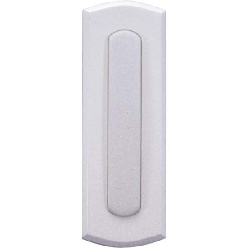 Front. IQ America - IQ America Wireless Doorbell Pushbutton Replacement Colonial Style Non-lighted White - White.