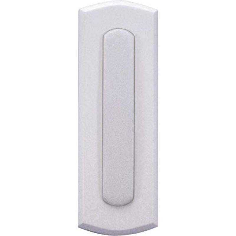 Front. IQ America - IQ America Wireless Doorbell Pushbutton Replacement Colonial Style Non-lighted White - White.