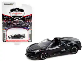 Greenlight - 2020 Chevrolet Corvette C8 Stingray Convertible (Lot #3003) Barrett Jackson "Scottsdale Edition" Series 8 1/64 - Black