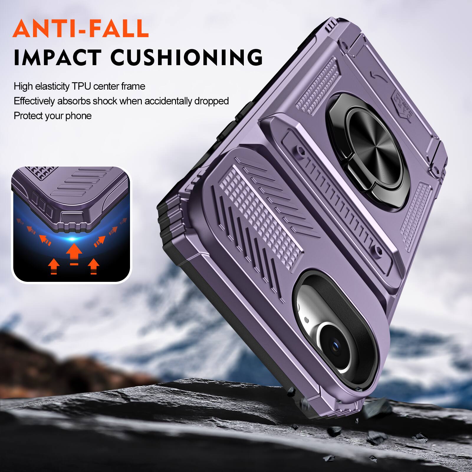 Dteck Rugged Case For Apple iPhone 17e/ iPhone 16e Ring Holder ...