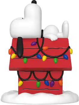 Funko - POP! Deluxe: A Charlie Brown Christmas: Snoopy With Doghouse - Collectibles - Multicolor
