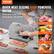 VEVOR
TOUGH TOOLS, HALF PRICE
QUICK MEAT SLICING 180W POWERFUL MOTOR
Save your meal prep time
Slicing Speed: 80-120 RPM
Frozen Meat
(Recommend Thawing for 15 Min)
Cheese
Ham
Bread